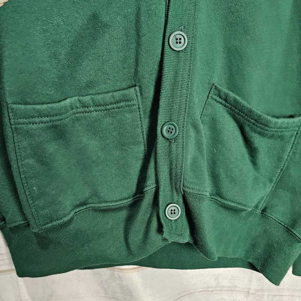 Vintage Sweater Womens XL Green Fall Scarecrow Su… - image 4