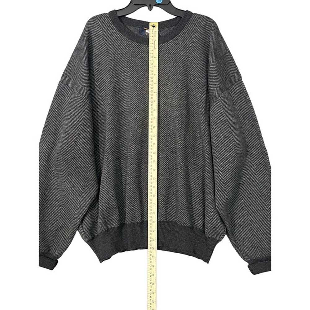 Brooks Brothers Sweater Men XL Wool Black 100% Me… - image 5