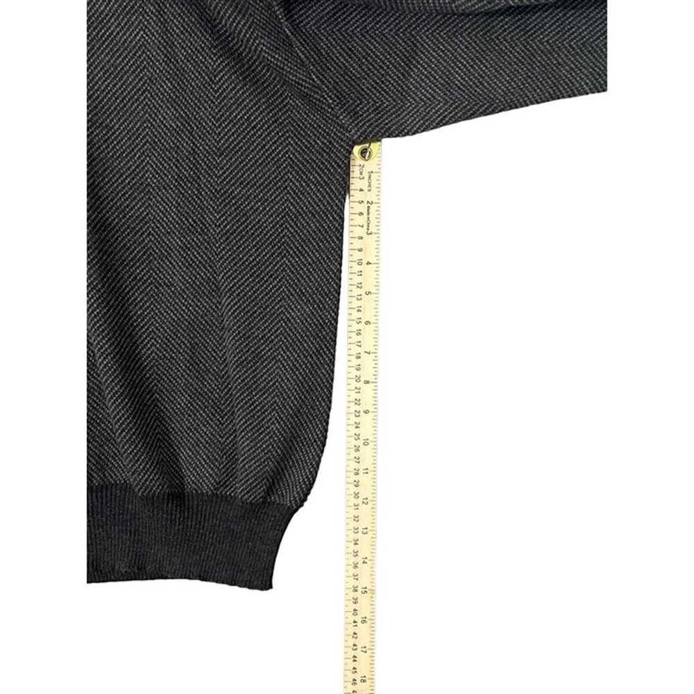 Brooks Brothers Sweater Men XL Wool Black 100% Me… - image 7