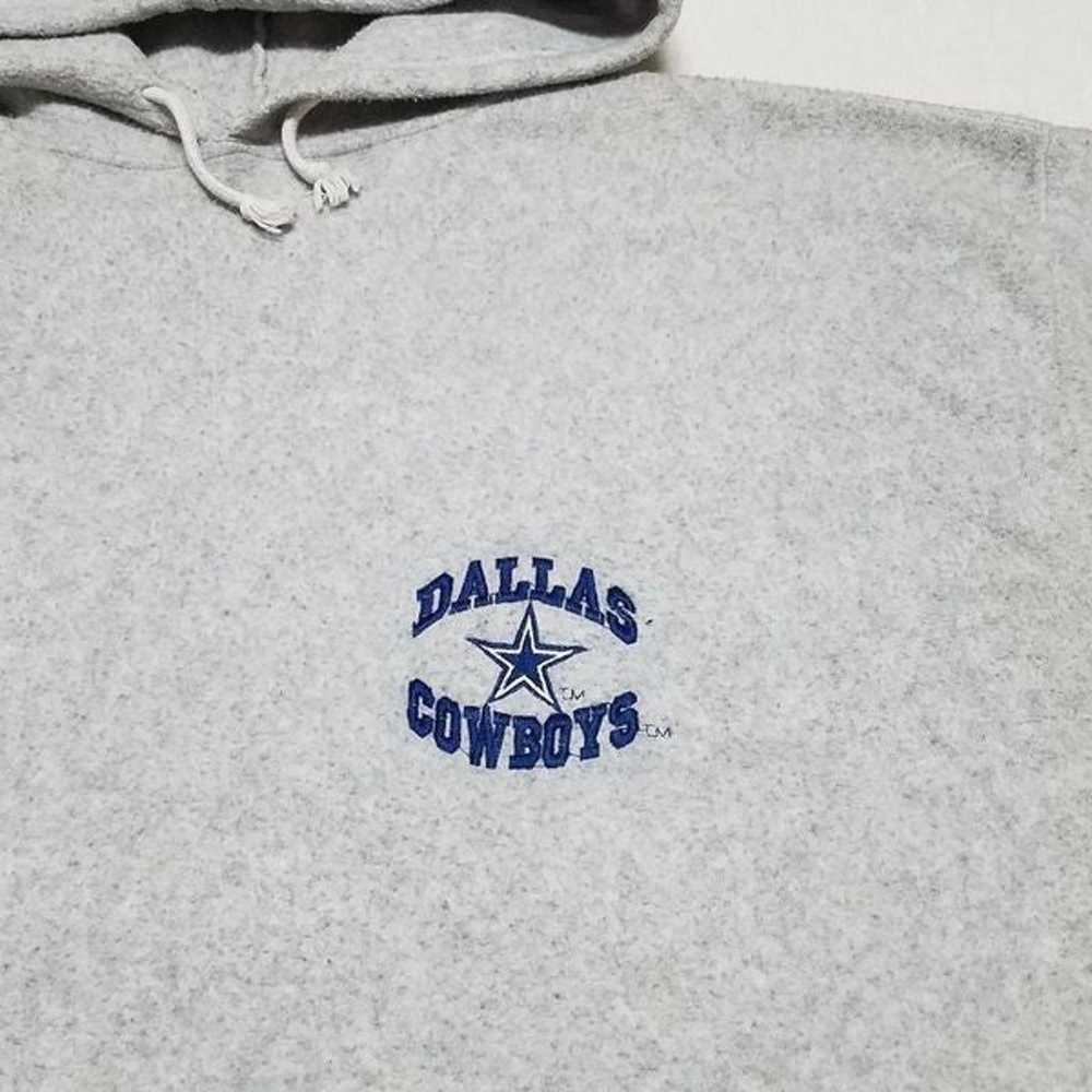 Vintage 80s Dallas Cowboys Gym Equipment Gray Fle… - image 7