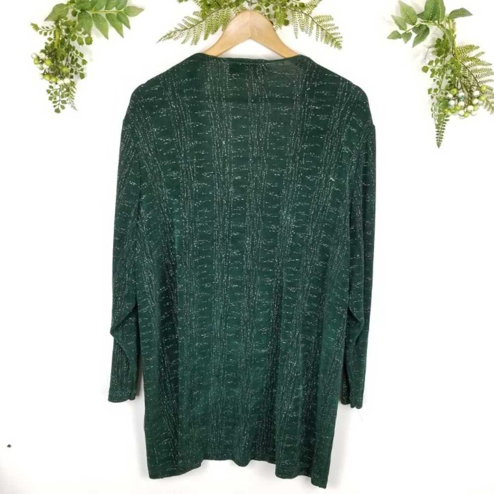 VTG FILIGREE CARDIGAN《253》green silver - image 2