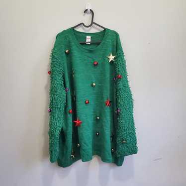 Holiday Time | Vintage Christmas Sweater | Sz 3x