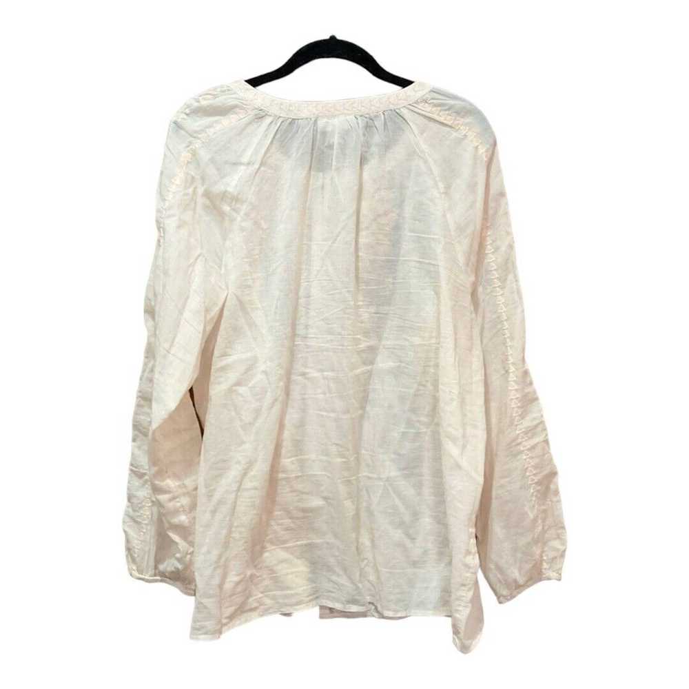 Other J Jill 100% Cotton Embroidered Top - image 5