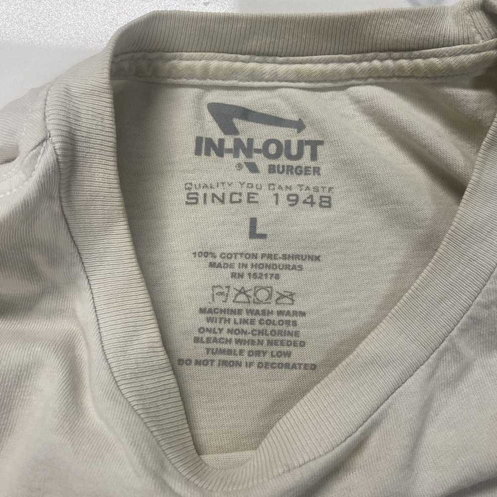 In N Out Mens Large In-N-Out Burger Shirt 70th An… - image 9