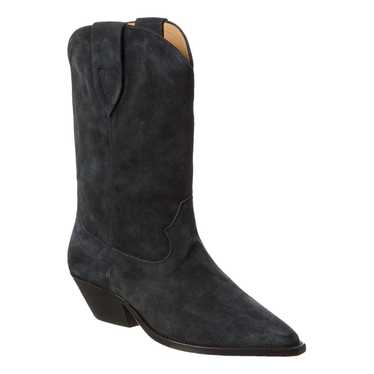 Isabel Marant Duerto leather western boots - image 1