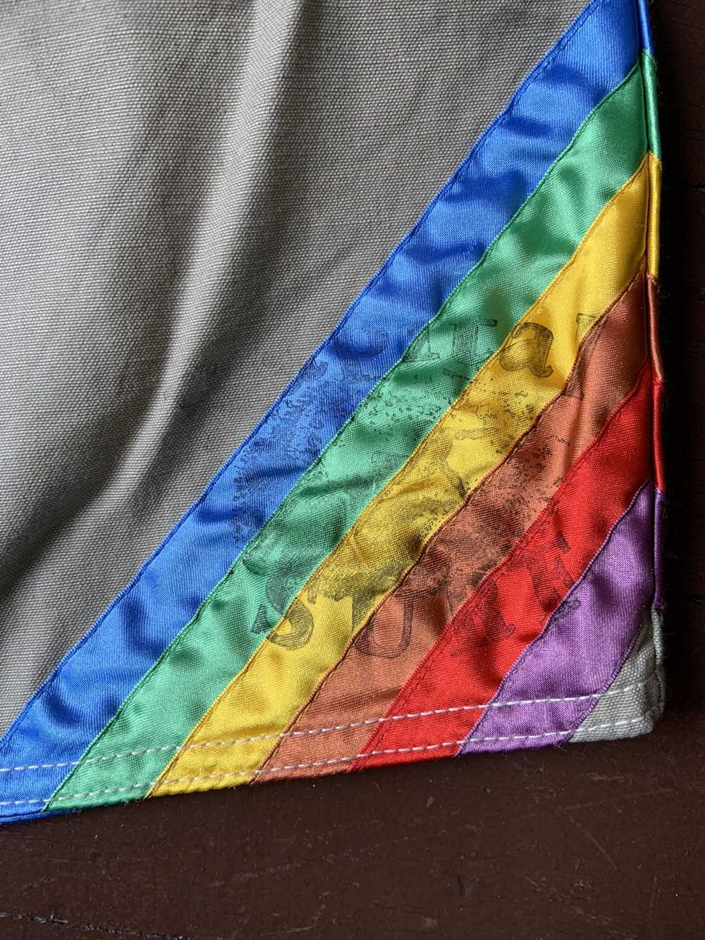 Kapital Surf Shorts Rainbow Stripe - image 2