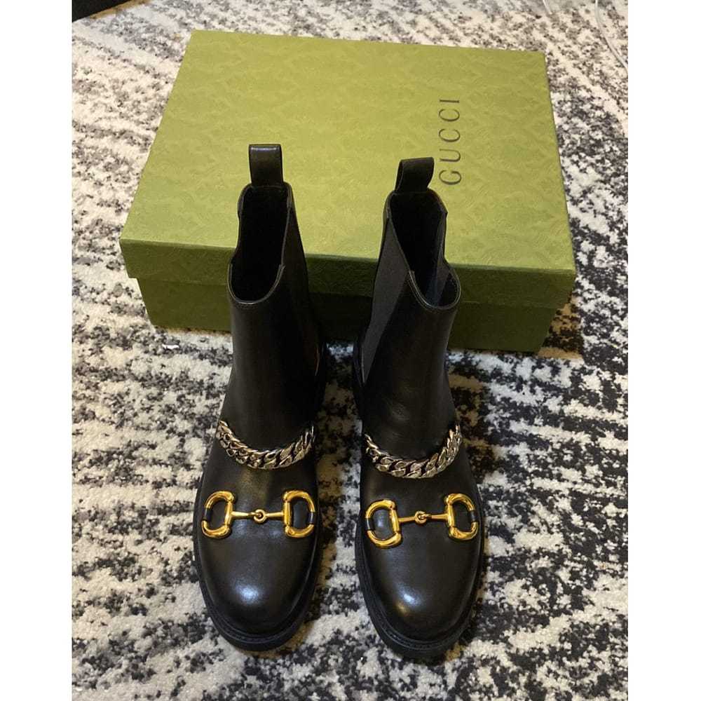 Gucci Leather boots - image 2