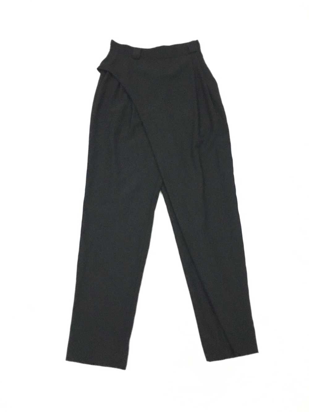 Versace Archive Assymetrical Wool Pants - image 1