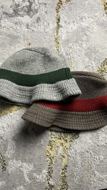 Issey Miyake Pair of Knitted Wool Hats - Issey Miy