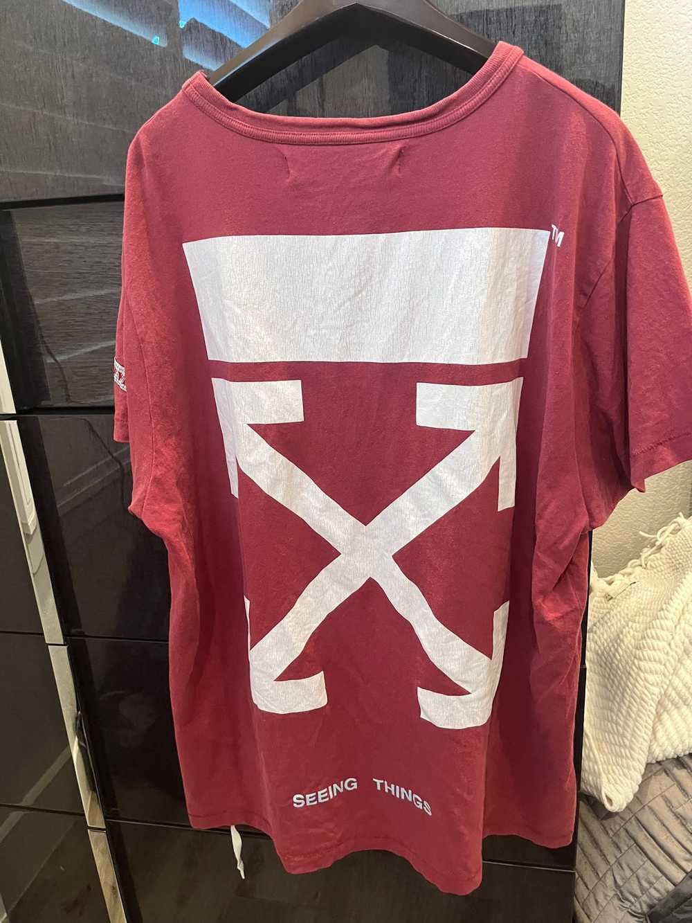 Off-White OFF-White SS17 T-Shirt Red - image 2