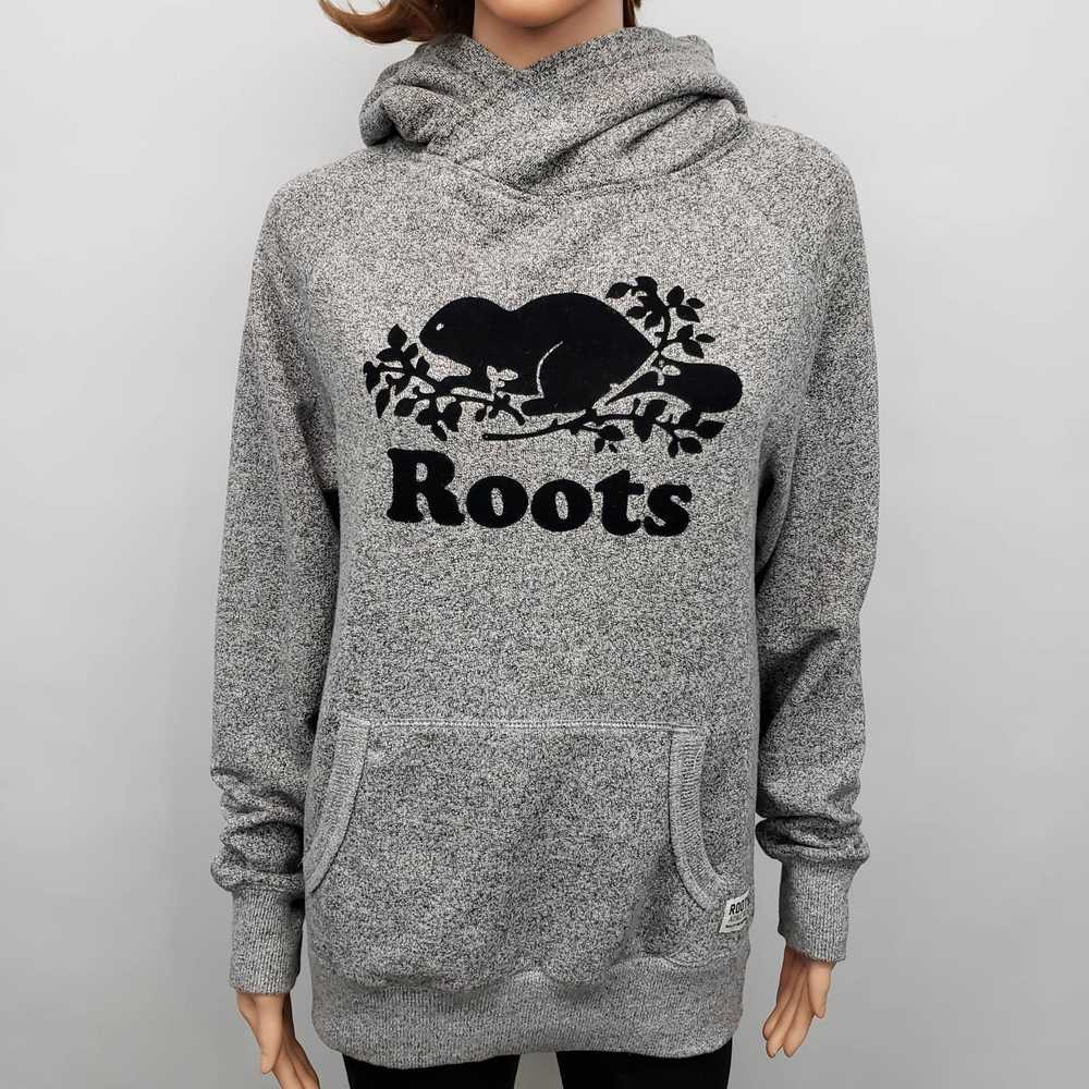 Roots Roots Salt and Pepper Original Kanga Hoodie… - image 1