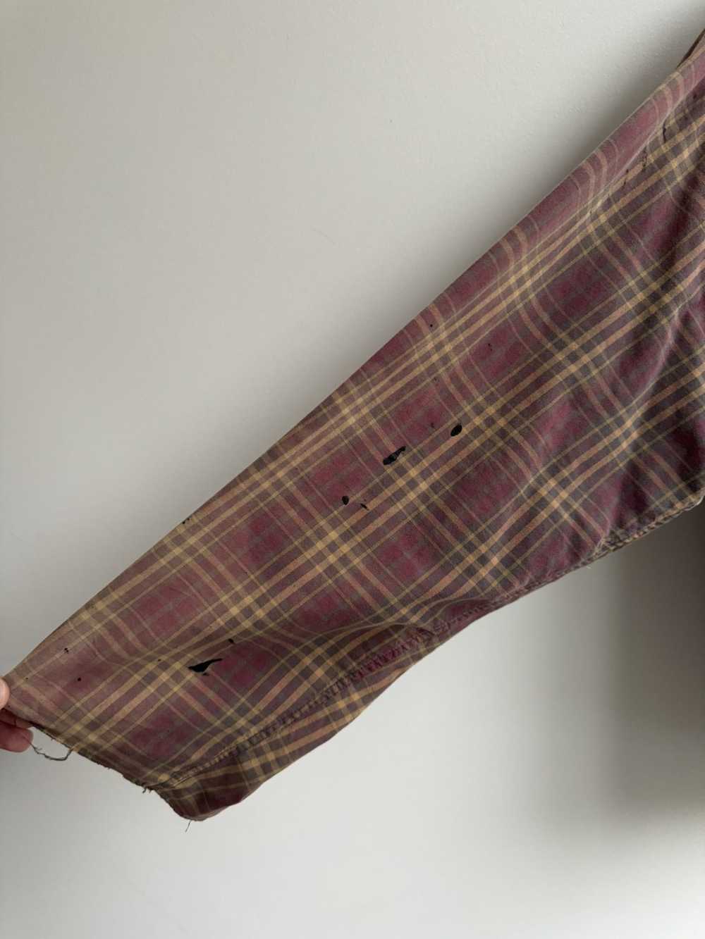 Vintage THRASHED FADED VINTAGE FLANNEL DISTRESSED… - image 4