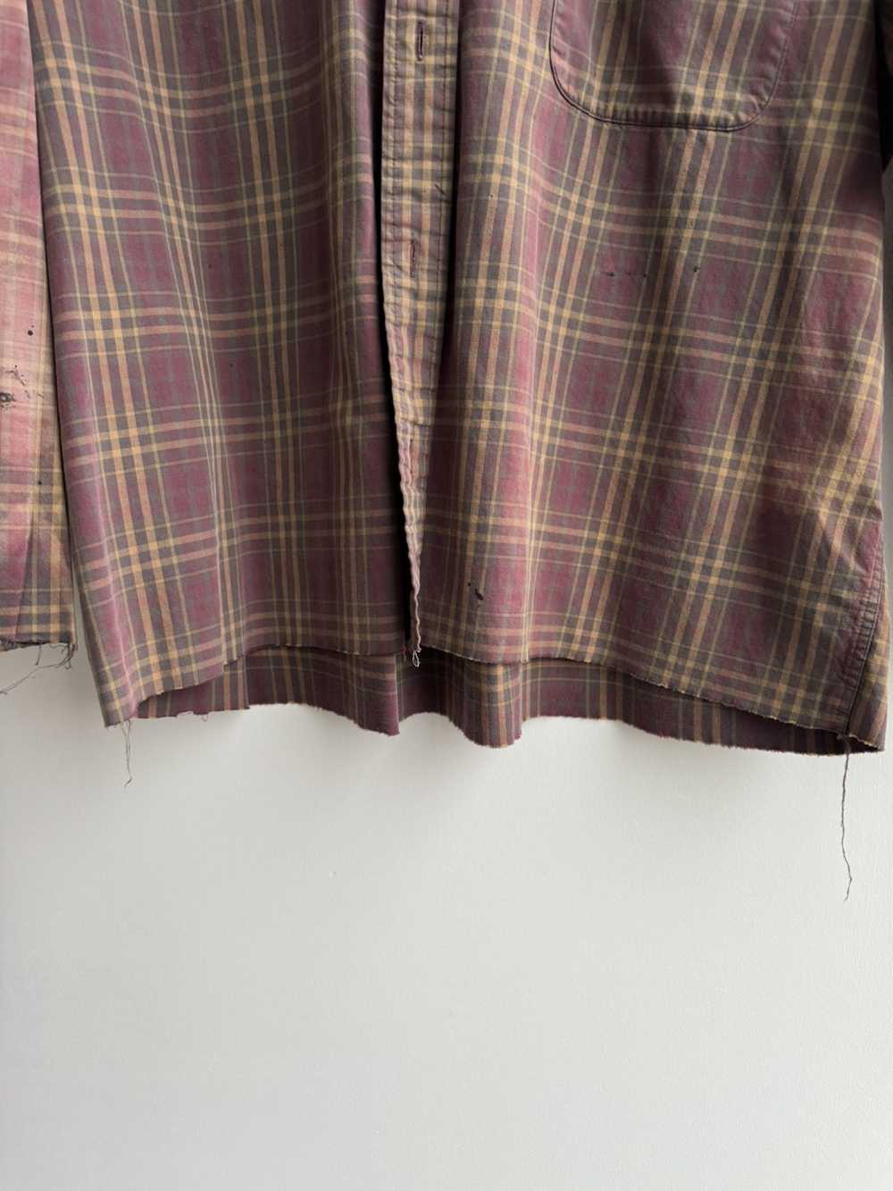 Vintage THRASHED FADED VINTAGE FLANNEL DISTRESSED… - image 6