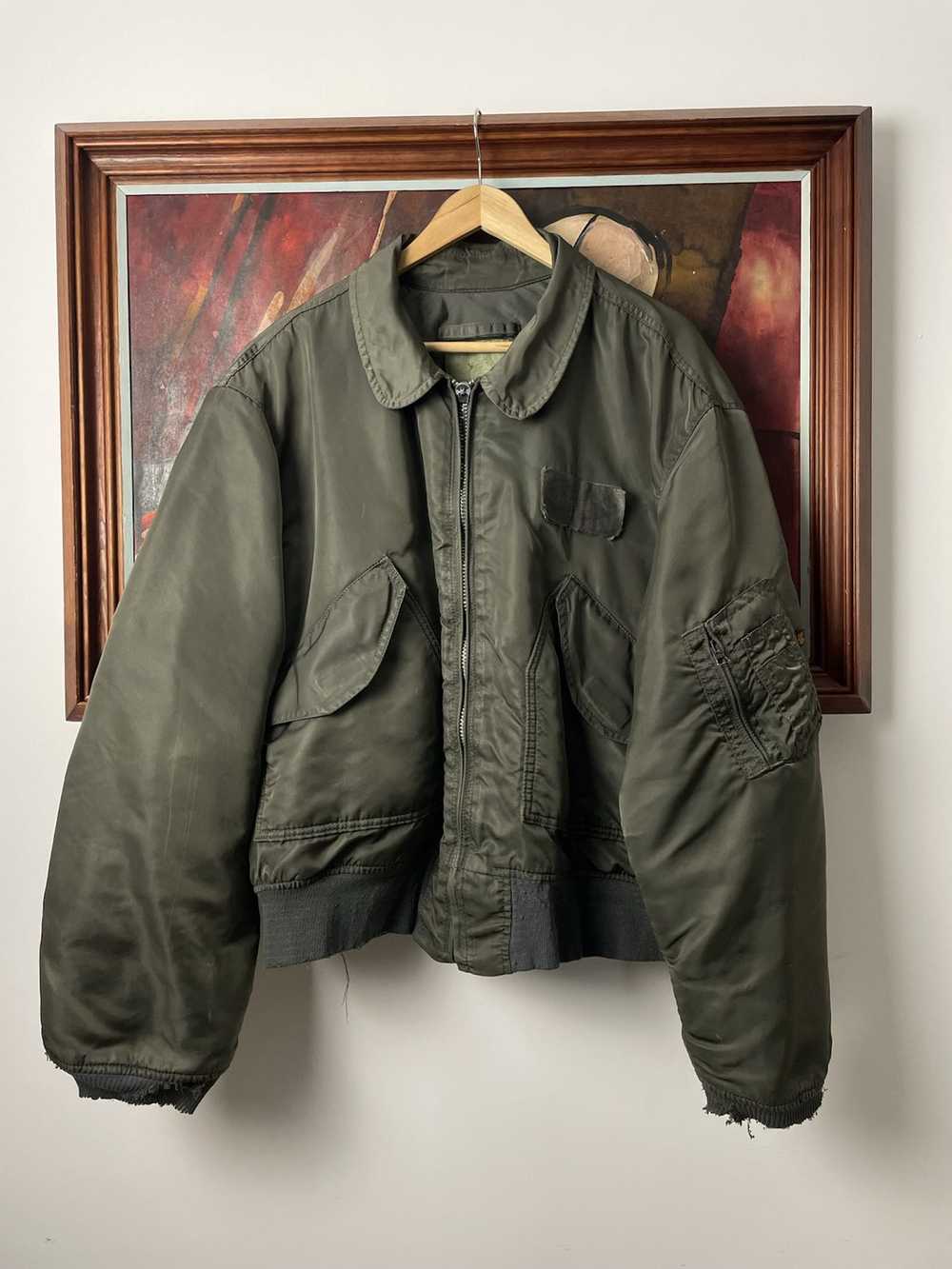 Alpha Industries × Bomber Jacket × Made In Usa Al… - image 1