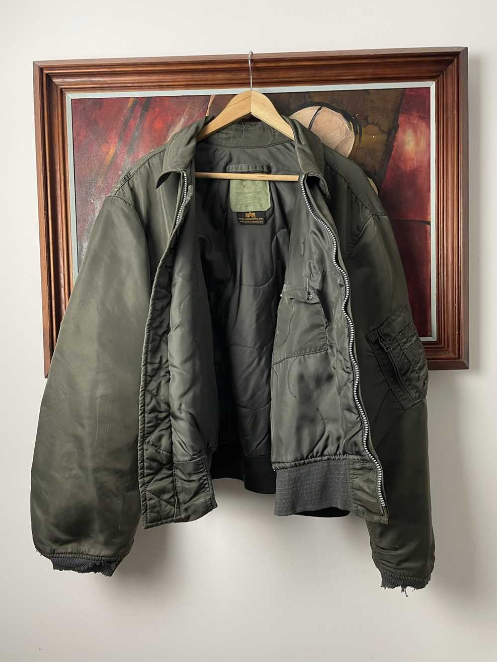 Alpha Industries × Bomber Jacket × Made In Usa Al… - image 3