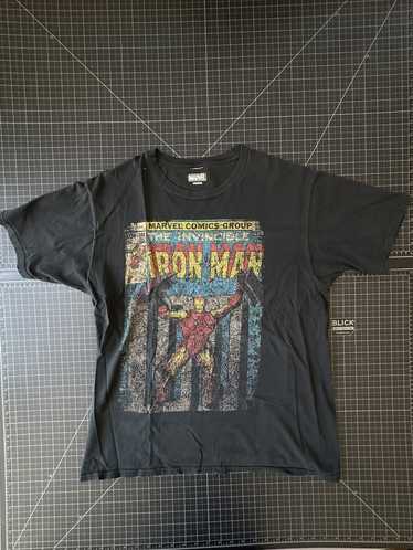 Band Tees × Dc Comics × Marvel Comics Marvel Iron 