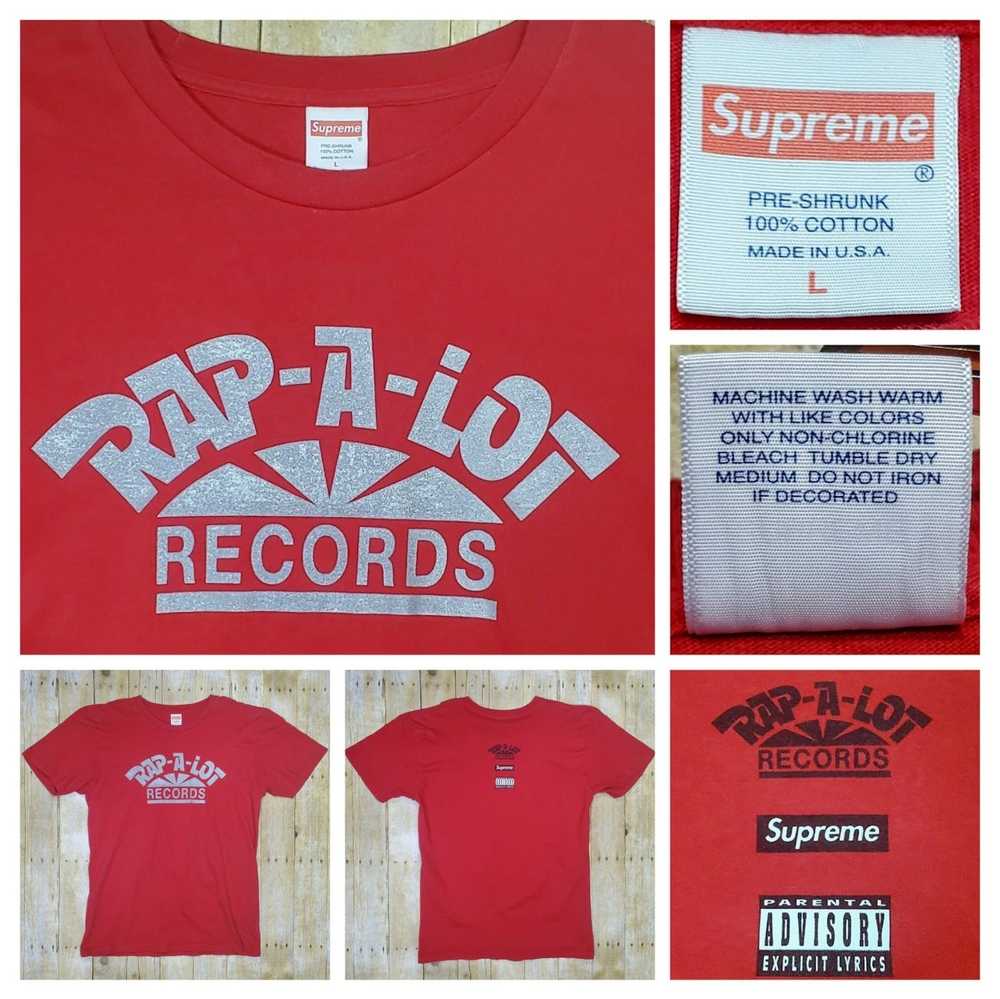 Rap Tees × Streetwear × Supreme Supreme RAP-A-LOT… - image 1