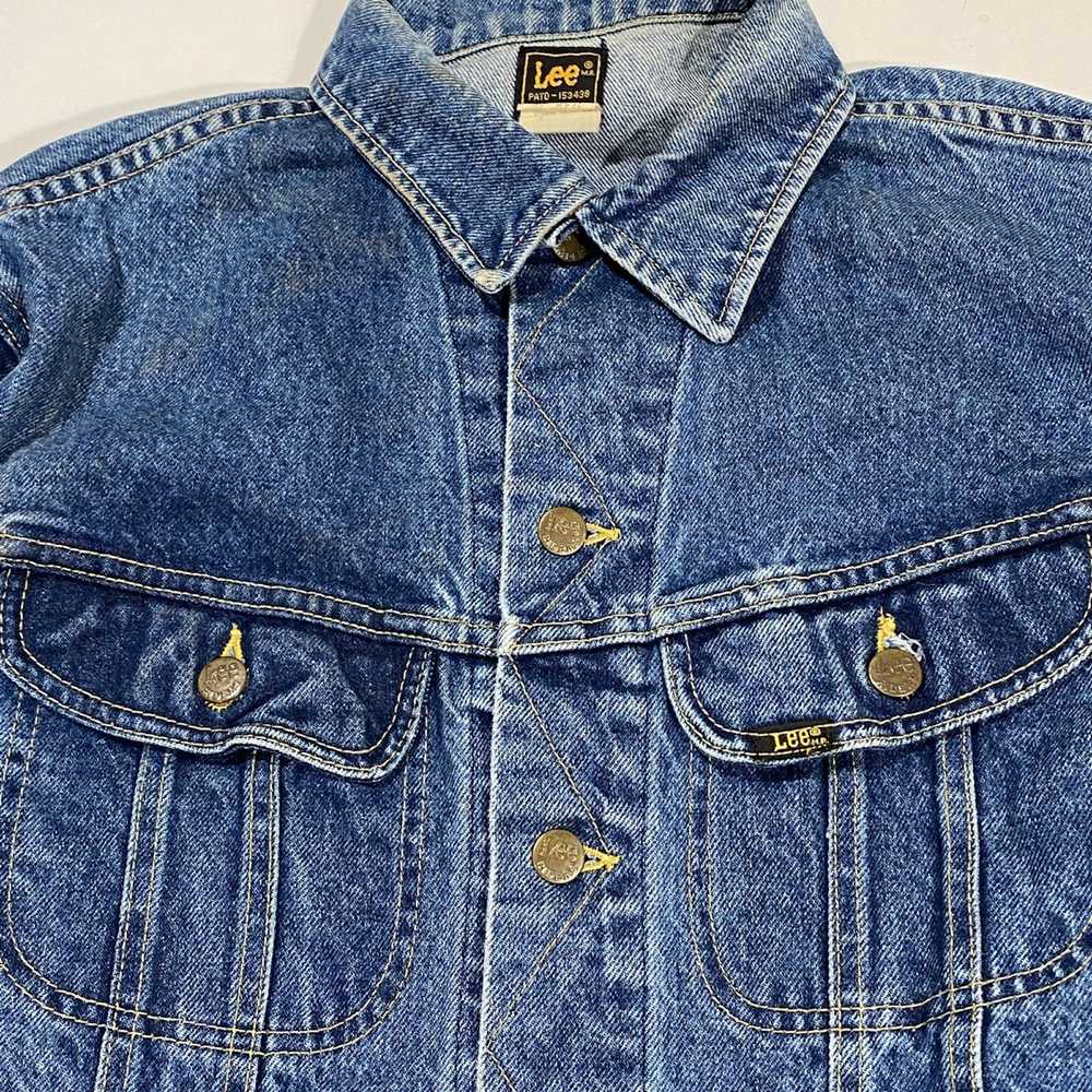 Lee × Streetwear × Vintage 80’s Lee Denim Jacket - image 2