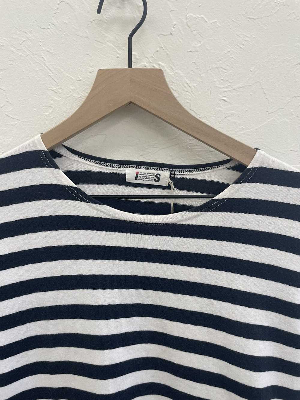 Issey Miyake 1980s IS Striped T-Shirt - image 2