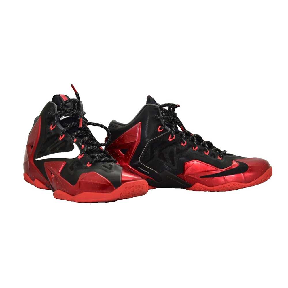 Nike NIKE LeBron 11 Away 2013 Black Red Shoes 616… - image 1