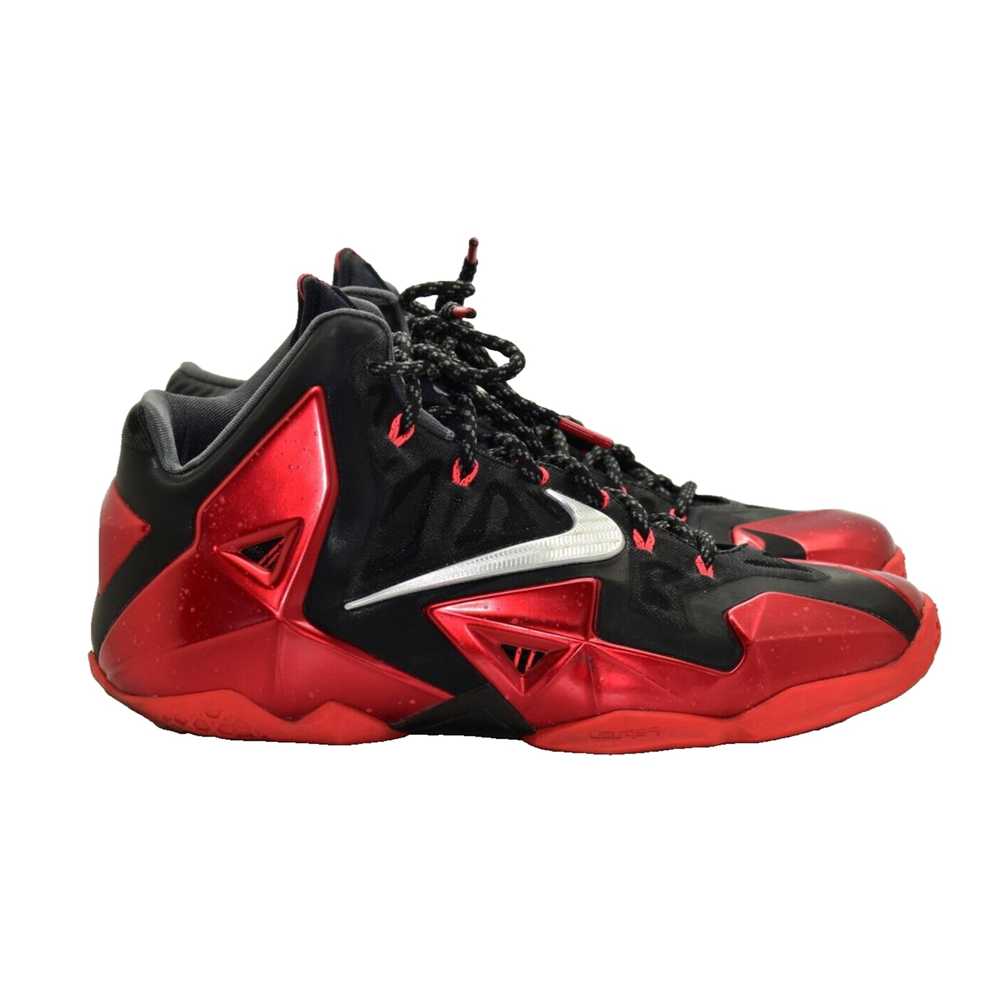 Nike NIKE LeBron 11 Away 2013 Black Red Shoes 616… - image 2