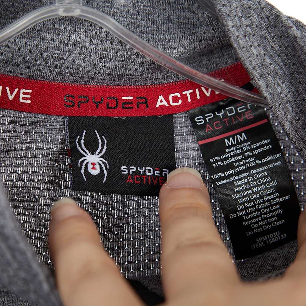 Spyder Spyder Active Gray Long Sleeve Pullover Sh… - image 3