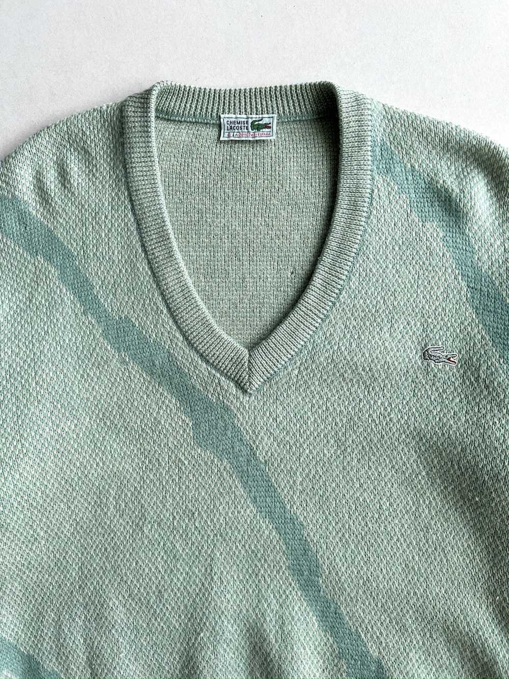 Lacoste × Rare × Vintage 1980S LACOSTE MINT GREEN… - image 3