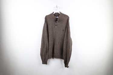 Fashionable Chaps Ralph Lauren Men's Brown Pullover Knit Sweater