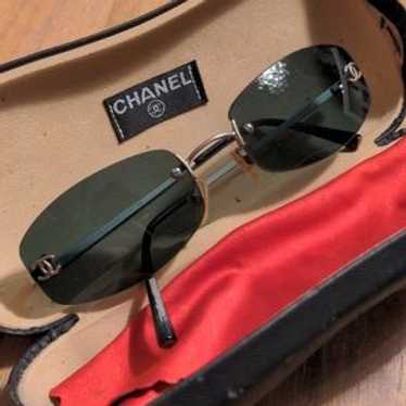 CHANEL ヴィンテージサングラス 4002 Vintage CHANEL Sunglasses 4002 Rimless CC Logo Silver Tone