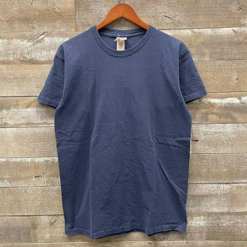 Vintage 1990s Nike Navy Blue Play Graphic T-Shirt… - image 2