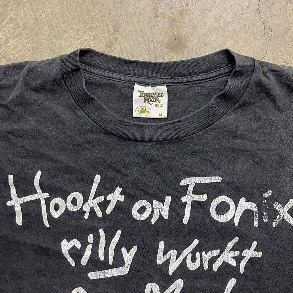 Vintage 1990s Hooked on Fonix Graphic Spelling T-… - image 3
