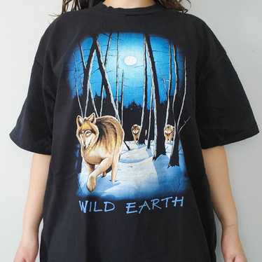 Vintage Wild Earth Wolf Shirt