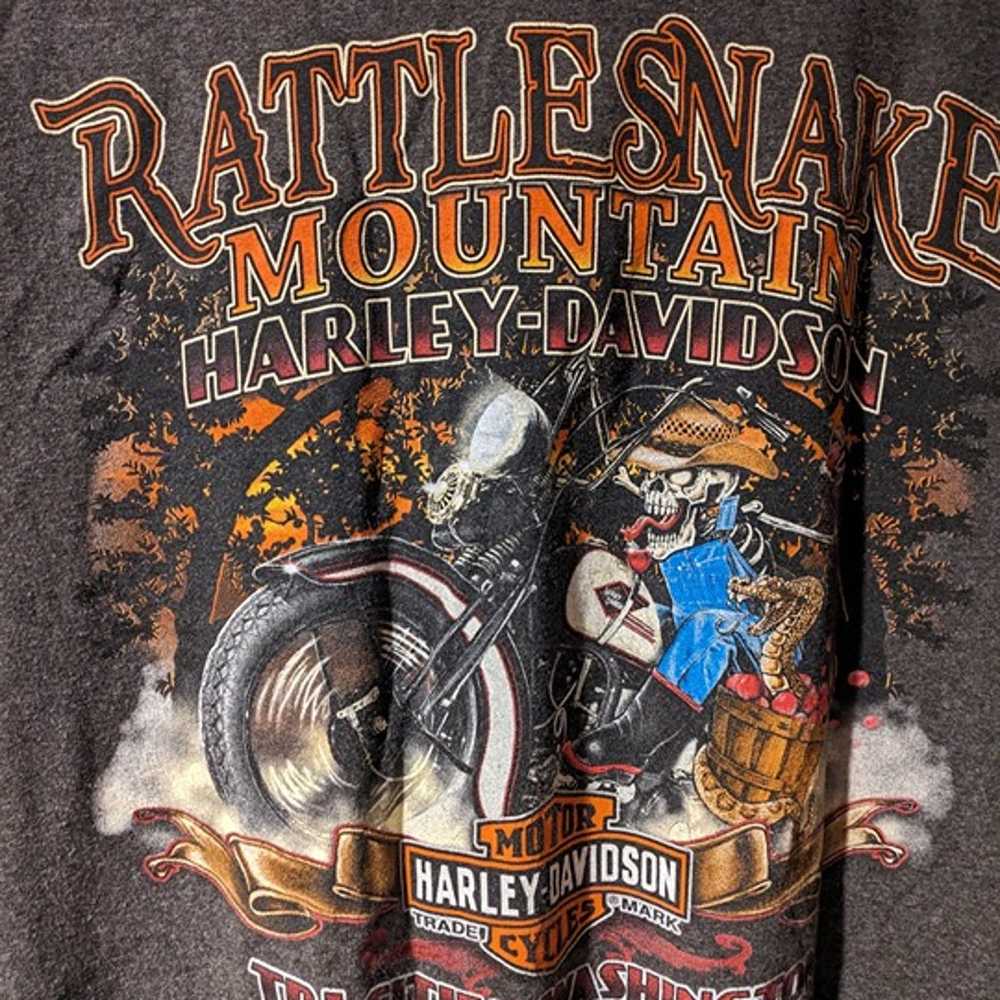 Vintage Y2K Harley Davidson Rattlesnake Mountain … - image 2