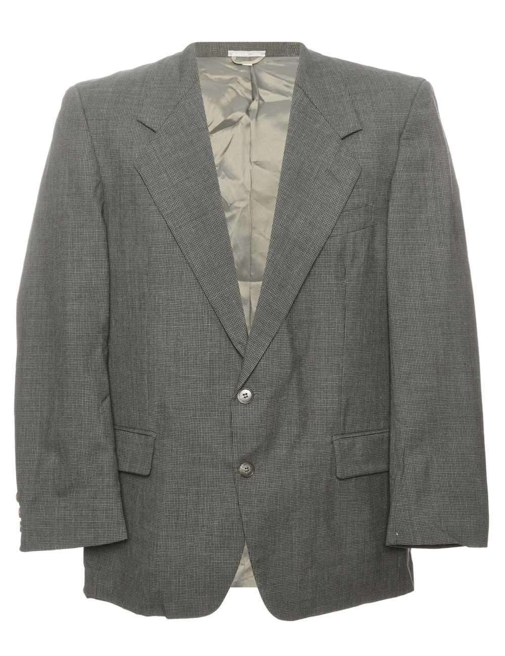 Houndstooth Dark Grey Blazer - M - image 1