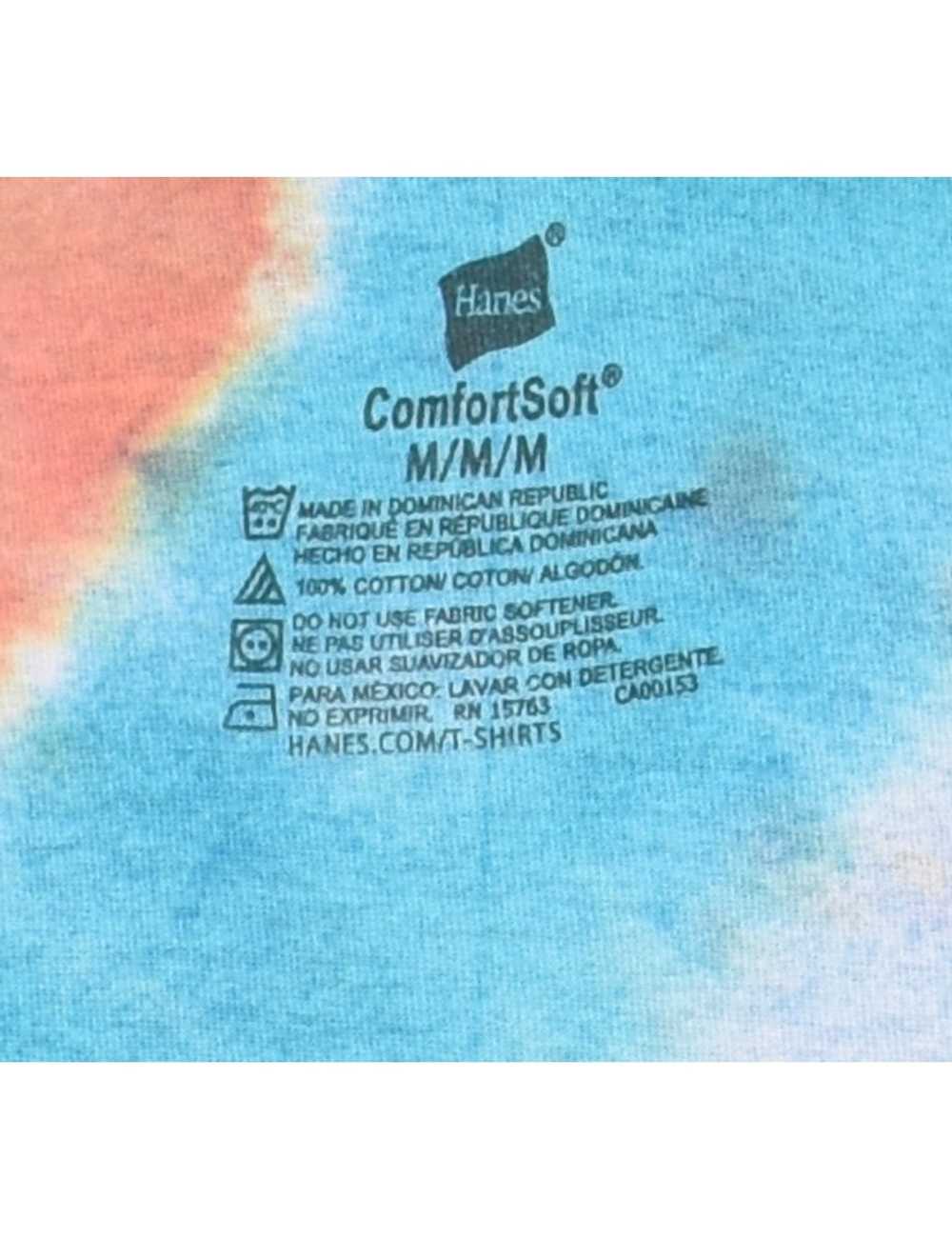 Multi-colour Tie Dye T-shirt - M - image 4