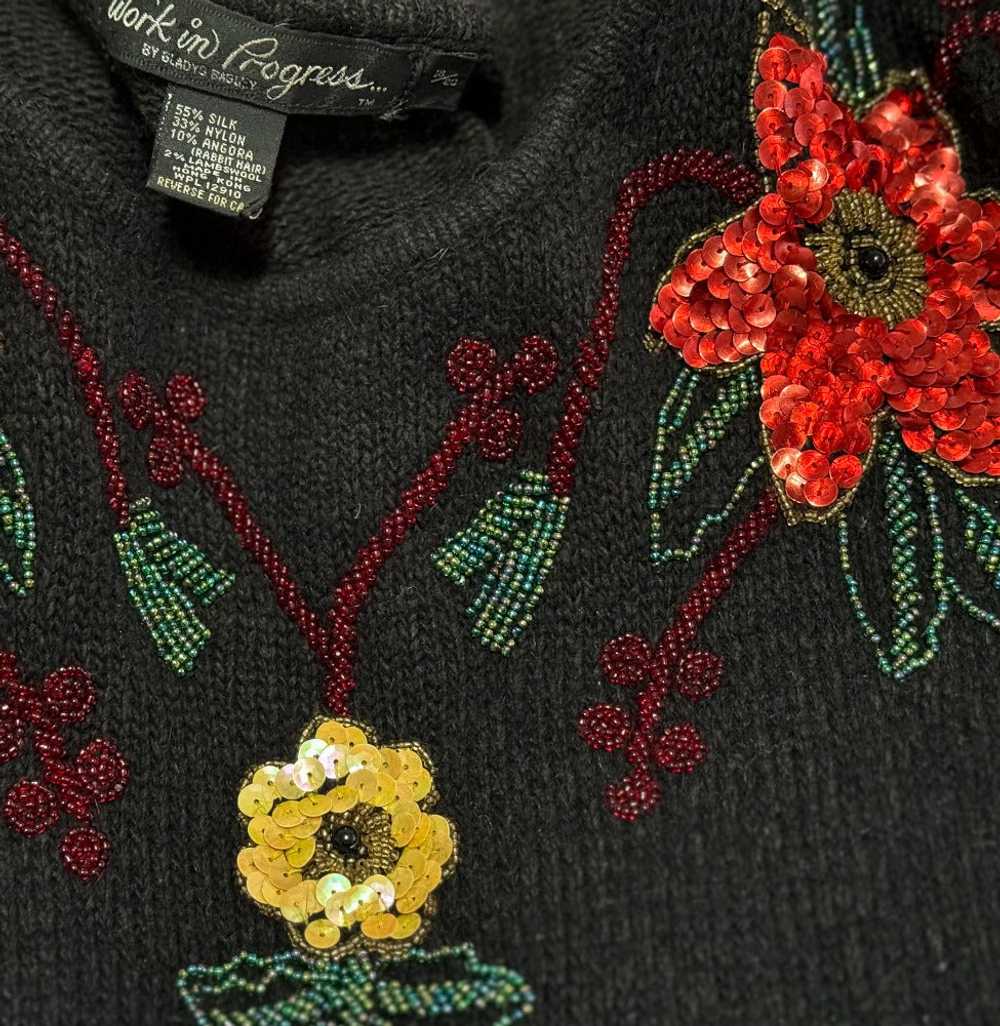 Sequin Angora Sweater Dress (18/20) - image 2