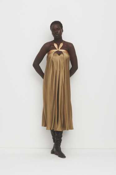 Geoffrey Beene Silk Halter Dress