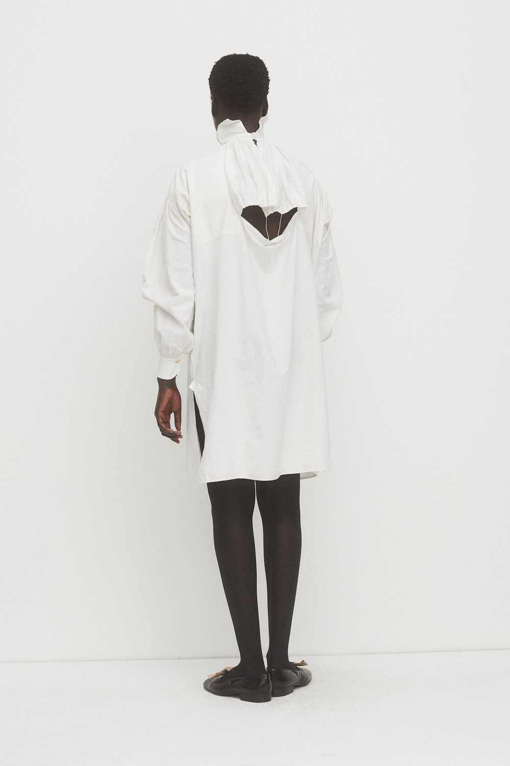 High Collar Cotton Tunic - image 3