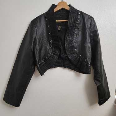 Forever 21 Star Studded Moto Jacket  Fashion, Punk jackets, Studded  leather jacket