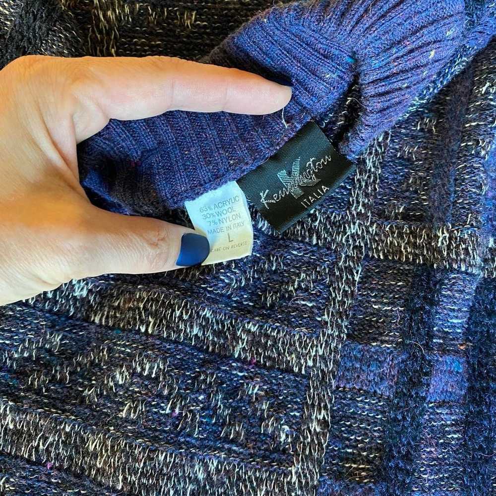 vintage 80s kensington wool blend sweater / size … - image 4