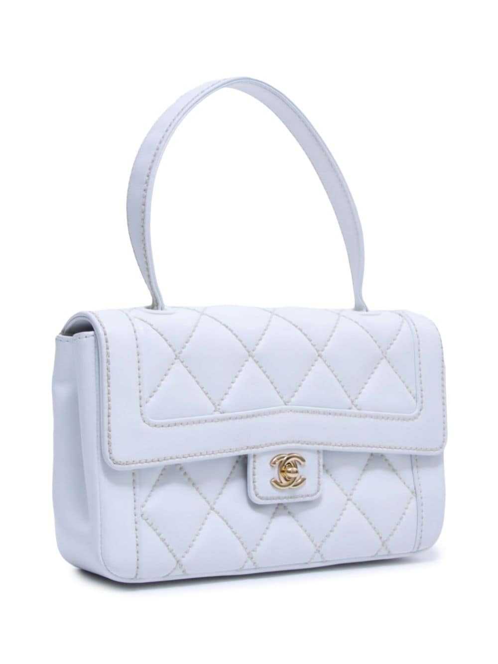 CHANEL Pre-Owned 2004 diamond-quilted tote bag - … - image 3