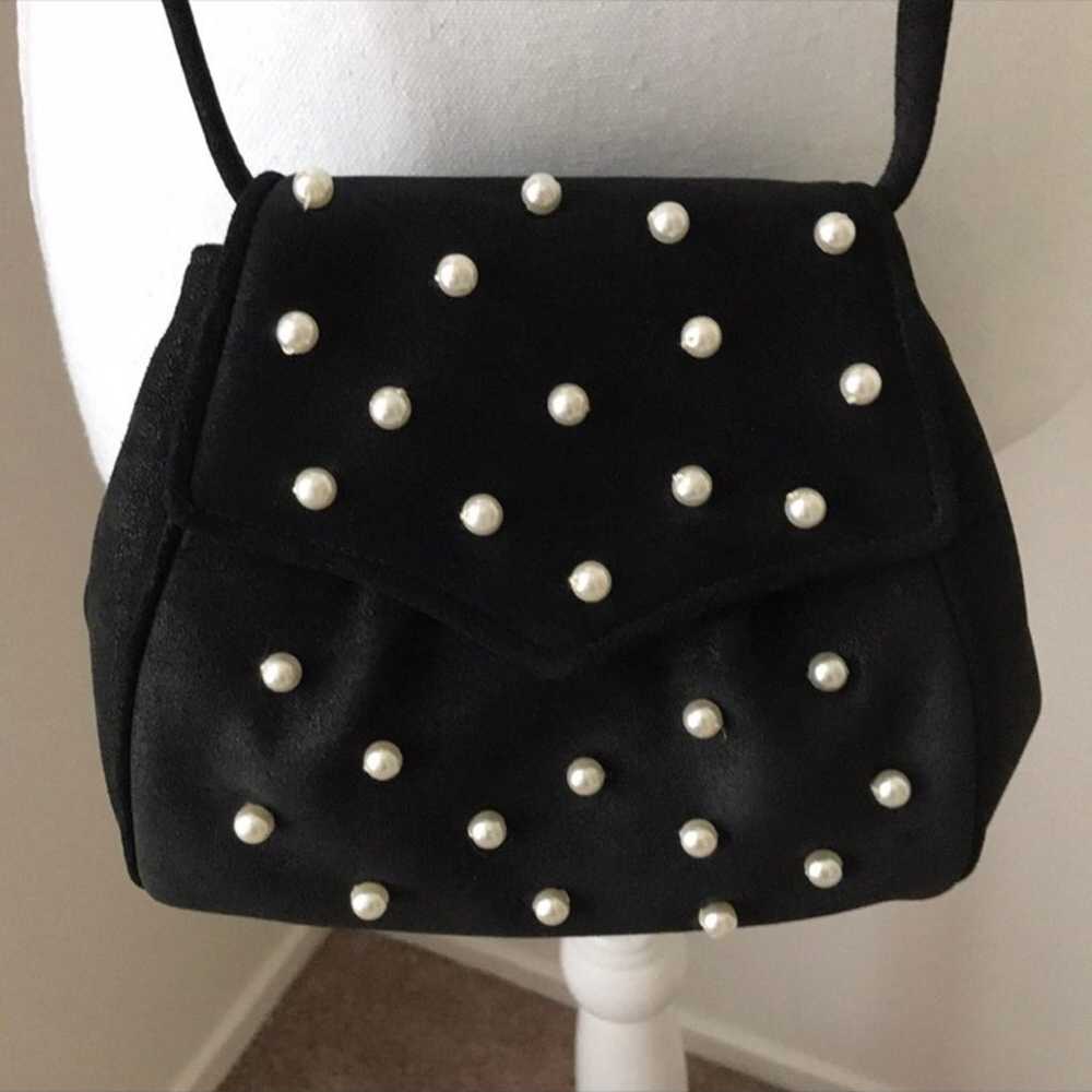 Barbra Bolen Vintage Pearl Studded Crossbody Bag - image 2