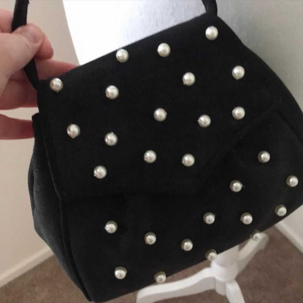 Barbra Bolen Vintage Pearl Studded Crossbody Bag - image 7