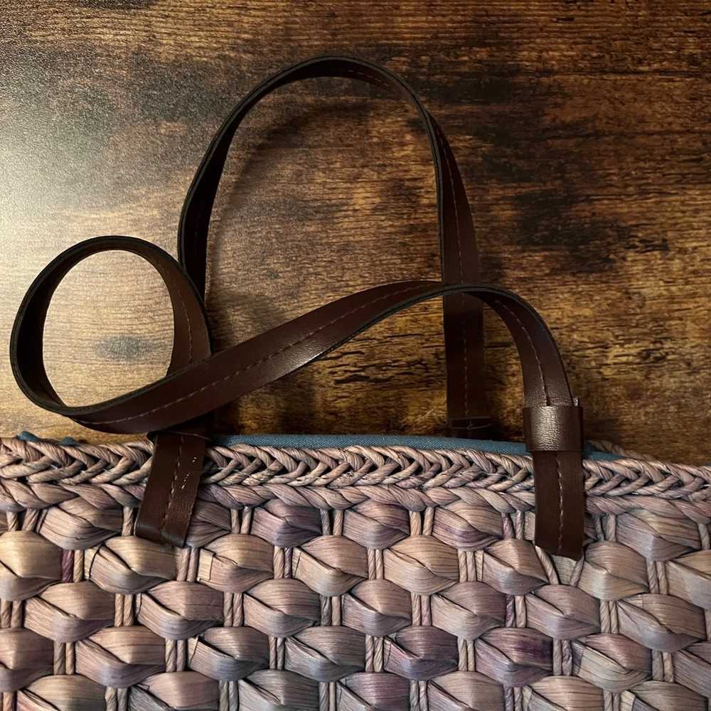 VINTAGE | womens woven straw purse/bag - image 11