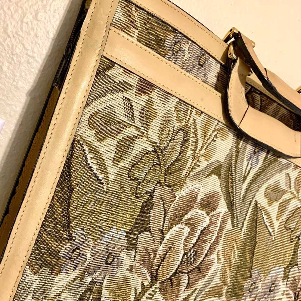 Vintage Floral Tapestry Bag - image 8