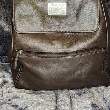 DKNY vintage leather mini backpack