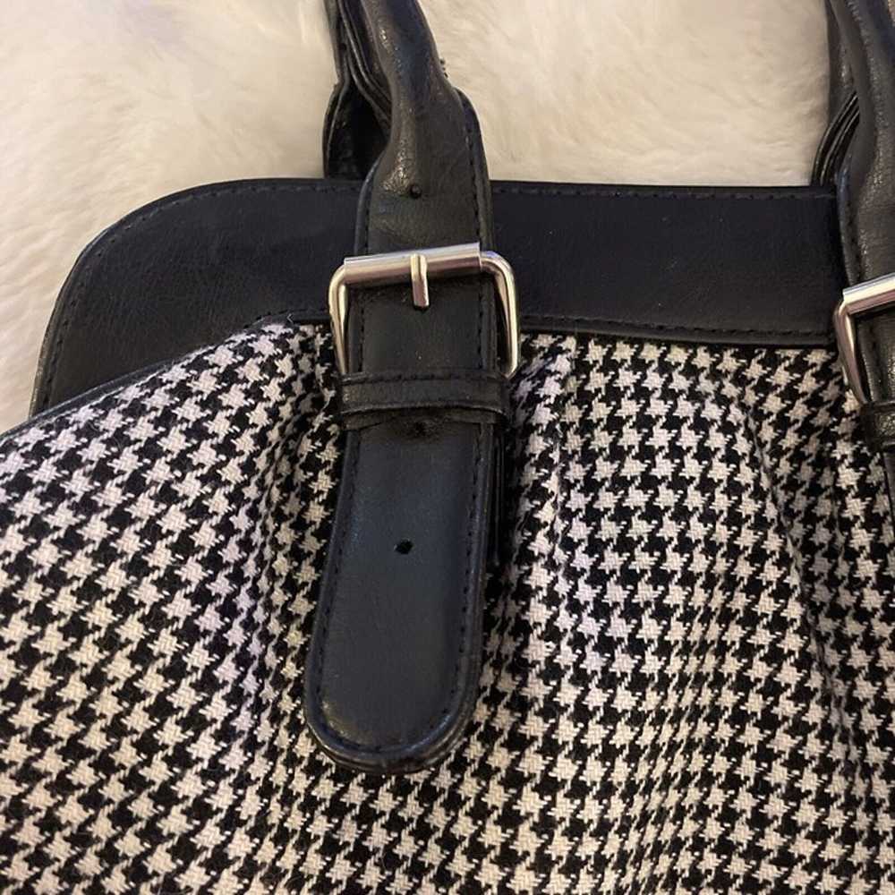 Vintage Plaid Handbag With Mini Coin Purse Key Ch… - image 2