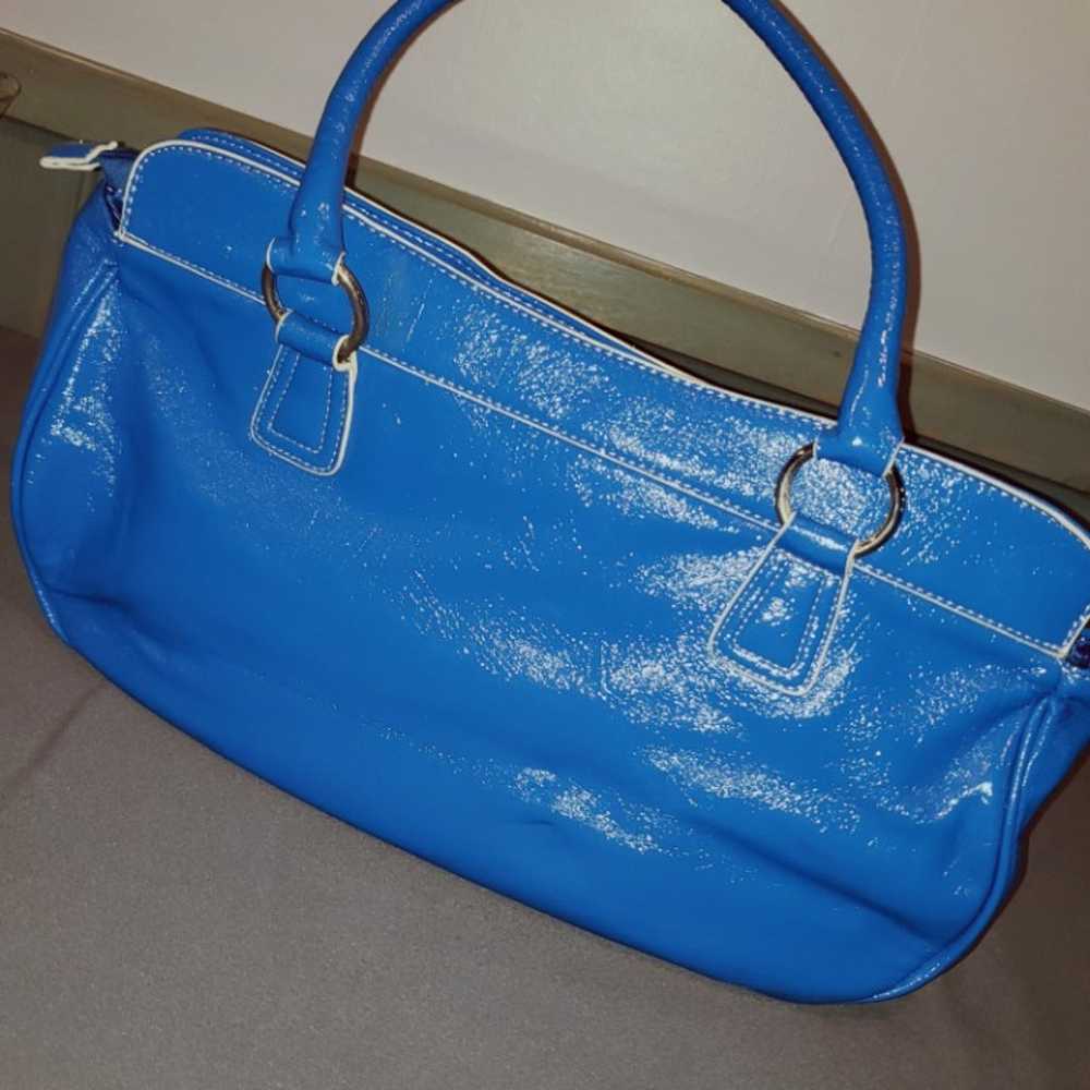 Bright Blue XOXO Vintage Purse - image 5