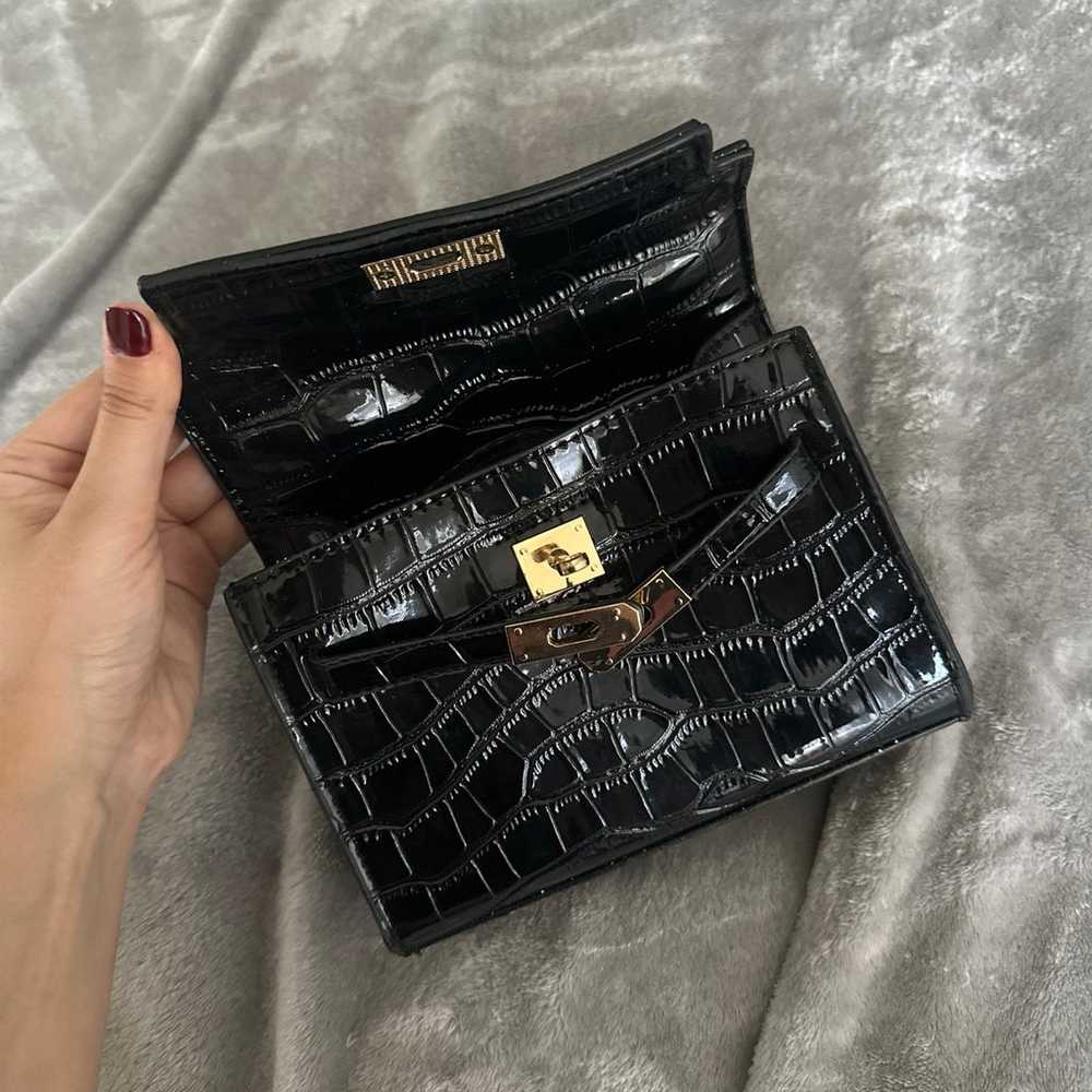 thrifted mini black purse - image 2