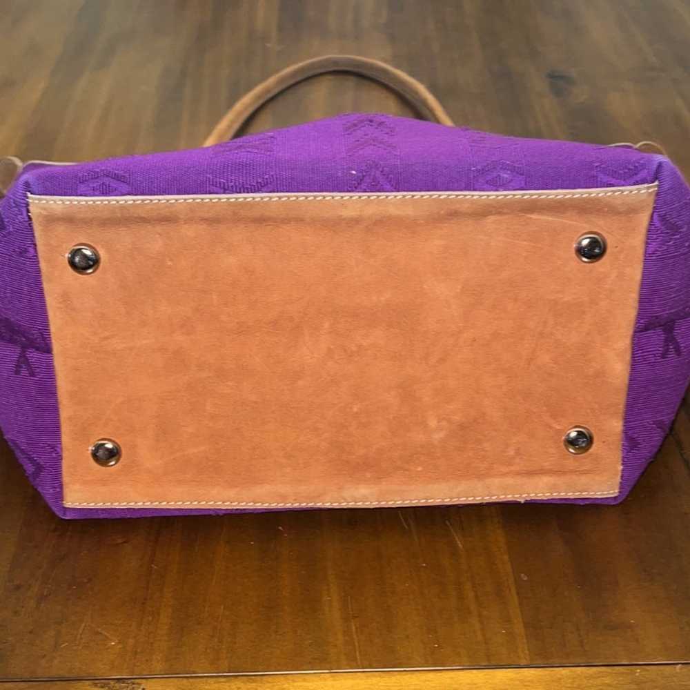 Fresco Fabrics Royal Purple Canvas Tote Bag with … - image 7